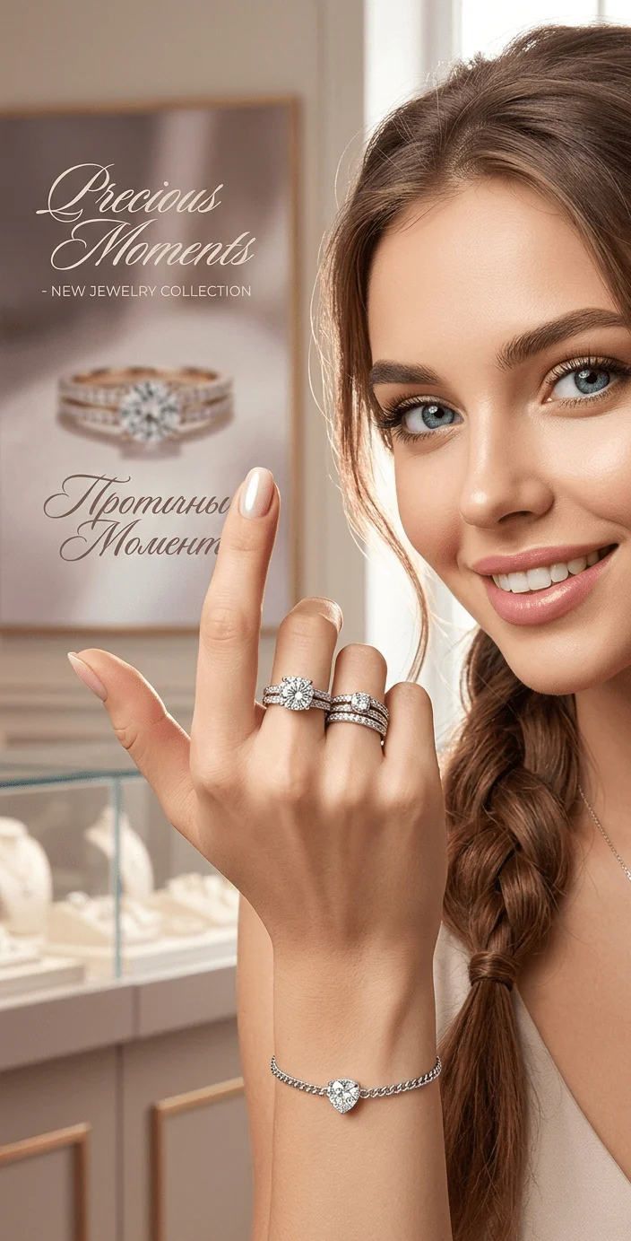 Heart Crystal Adjustable Bracelet